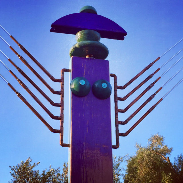 Outdoor Sculpture Totem the goddess