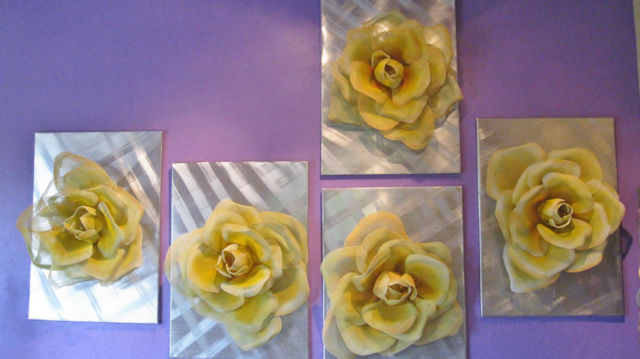 Wall Sculpture Roses
