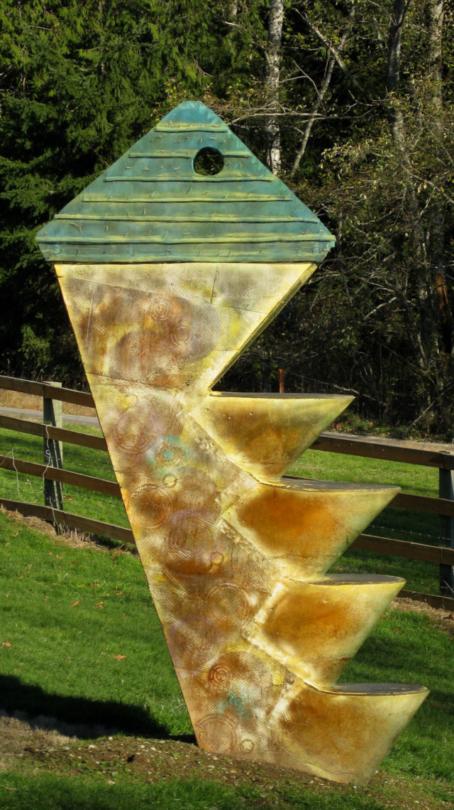 Outdoor Sculpture from Spirit Marker Series Star Steps