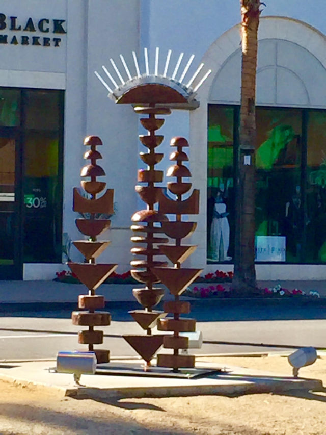 Outdoor Sculpture Totems from the In Touch Series